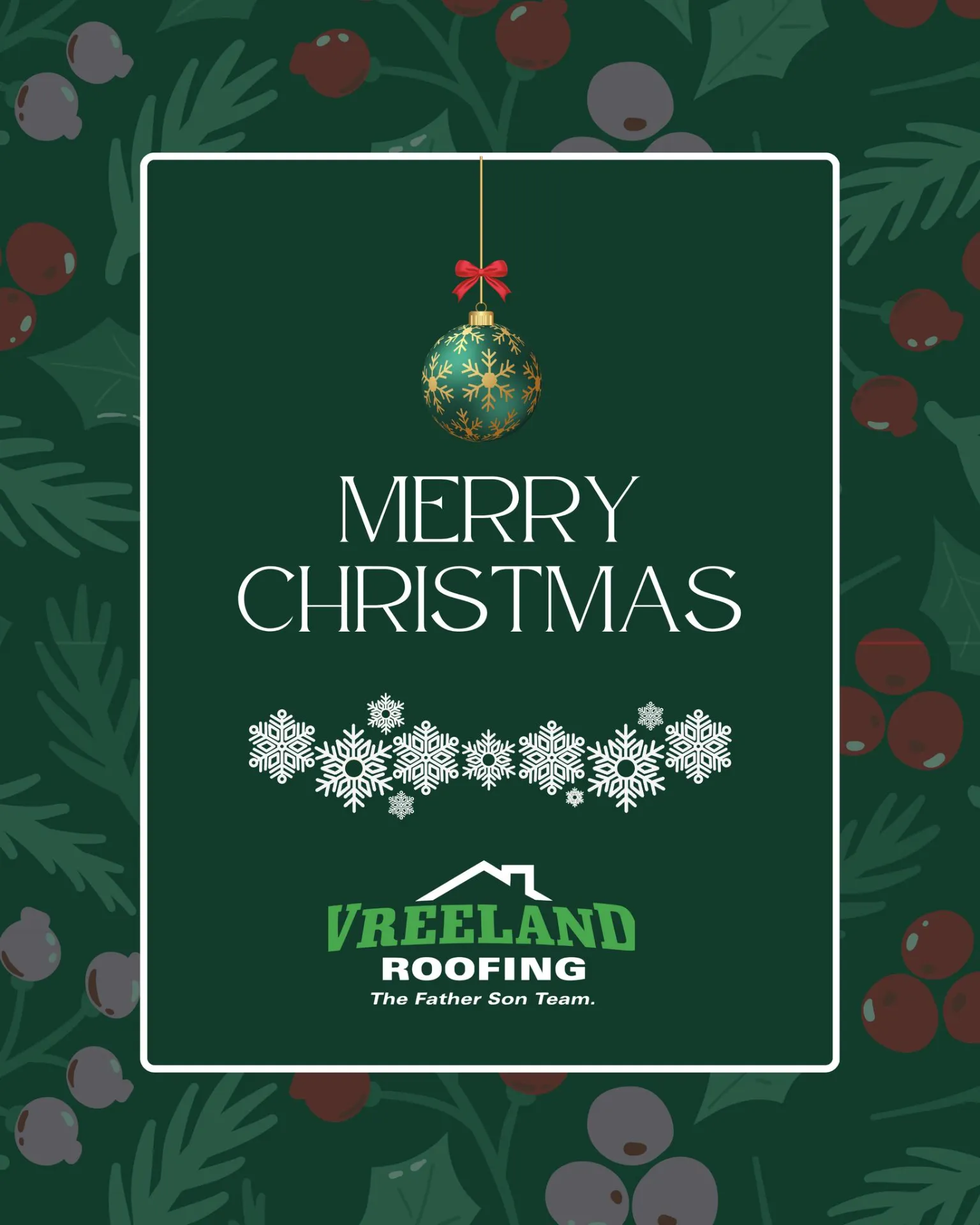 Vreeland Instagram Post date 12/24/2024