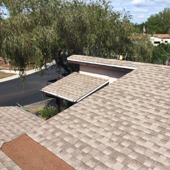 brown color shingle roof newly renovated by vreeland roofing